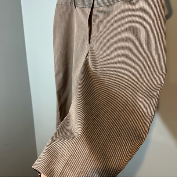 Worthington Modern Fit Grey Striped Formal/Work Board Shorts - Picture 6 of 10